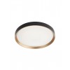 Ceiling lamp Smarter Caster, metal, black/matte gold, LED, 45W, 3088 lumens, neutral white 4000K, D.49 cm