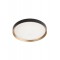 Ceiling lamp Smarter Caster, metal, black/matte gold, LED, 45W, 3088 lumens, neutral white 4000K, D.49 cm