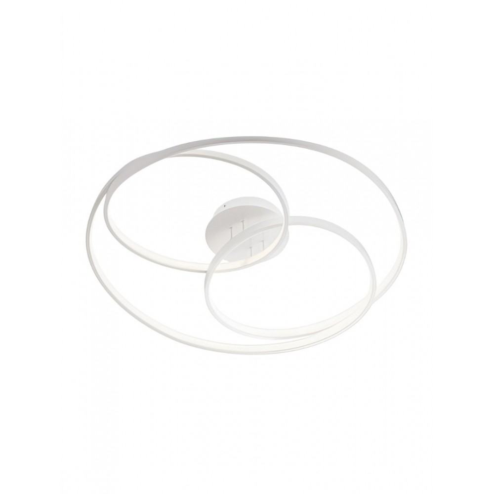 Ceiling lamp Smarter Centrix, metal, sand white, LED, 92W, 4918 lumens, warm white 3000K, D.80 cm