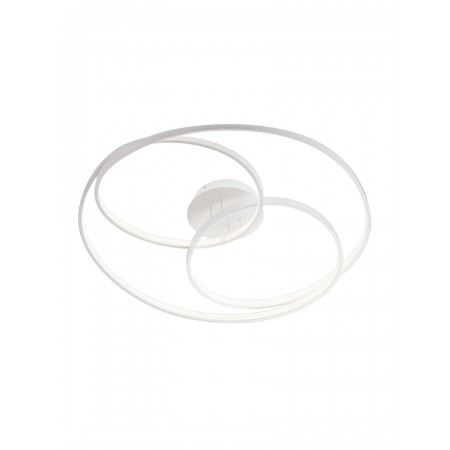 Ceiling lamp Smarter Centrix, metal, sand white, LED, 92W, 4918 lumens, warm white 3000K, D.80 cm