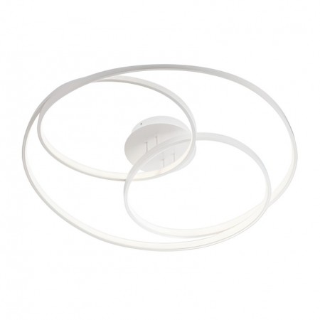 Ceiling lamp Smarter Centrix, metal, sand white, LED, 92W, 5041 lumens, neutral white 4000K, D.80 cm