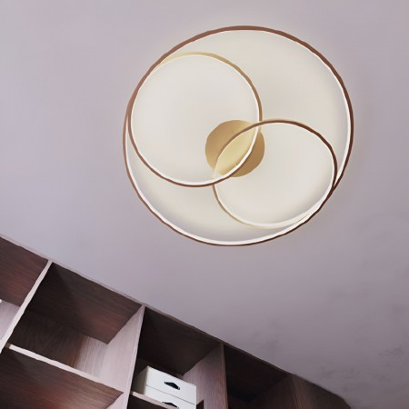 Ceiling lamp Smarter Centrix, metal, matt bronze, LED, 92W, 5041 lumens, neutral white 4000K, D.80 cm