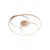 Ceiling lamp Smarter Centrix, metal, matt bronze, LED, 92W, 5041 lumens, neutral white 4000K, D.80 cm