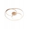 Ceiling lamp Smarter Centrix, metal, matt bronze, LED, 92W, 5041 lumens, neutral white 4000K, D.80 cm