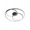 Ceiling lamp Smarter Centrix, metal, sand black, LED, 92W, 4211 lumens, neutral white 4000K, D.80 cm