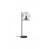 Table lamp Smarter Boldy, metal, smoke glass, sand black, 1XE14, H.51 cm