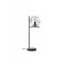 Table lamp Smarter Boldy, metal, smoke glass, sand black, 1XE14, H.51 cm