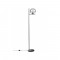 Floor lamp Smarter Boldy, metal, smoke glass, sand black, 1XE14, H.150 cm