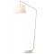 Floor lamp Smarter Kermit, metal, matt gold, textile beige, 1XE27, H.180 cm