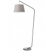 Floor lamp Smarter Kermit, metal, sand black, textile grey, 1XE27, H.180 cm