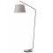 Floor lamp Smarter Kermit, metal, sand black, textile grey, 1XE27, H.180 cm
