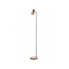 Floor lamp Smarter Aurum, metal, sand black/antique brass, 1XE27, H.144 cm