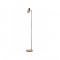Floor lamp Smarter Aurum, metal, sand black/antique brass, 1XE27, H.144 cm
