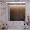 Wall lamp Smarter Steam, plastic, sand white, LED, 12W, 957 lumens, neutral white 4000K, L.59 cm, IP20
