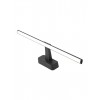 Wall lamp Smarter Steam, plastic, sand black, LED, 12W, 957 lumens, neutral white 4000K, L.59 cm, IP20