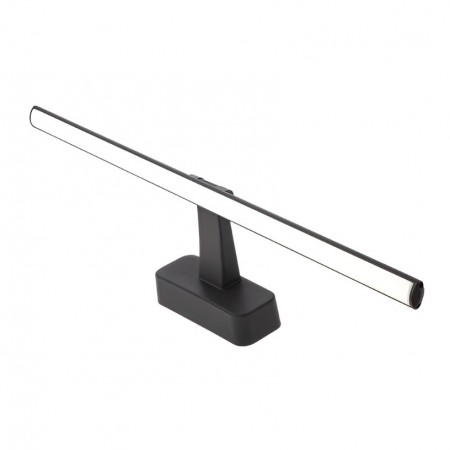 Wall lamp Smarter Steam, plastic, sand black, LED, 12W, 957 lumens, neutral white 4000K, L.59 cm, IP20