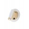 Wall lamp Smarter Closer, metal, sand white/brass, LED, 6W, 378 lumens, warm white 3000K, H.13 cm