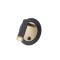 Wall lamp Smarter Closer, metal, sand black/brass, LED, 6W, 378 lumens, warm white 3000K, H.13 cm