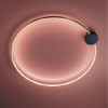 Ceiling lamp Smarter Atom, metal, sand black/brass, LED, 20W, 1641 lumens, warm white 3000K, D.60 cm