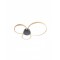 Ceiling lamp Smarter Atom, metal, sand black/brass, LED, 20W, 1578 lumens, warm white 3000K, L.50 cm