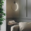Suspension Smarter Atom, metal, sand black/brass, LED, 11W, 887 lumens, warm white 3000K, D.40 cm