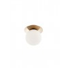 Ceiling lamp Smarter Haiku, metal, opal glass, brass, 1XE14, D.18 cm