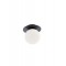 Ceiling lamp Smarter Haiku, metal, opal glass, sand black, 1XE14, D.18 cm