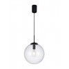 Suspension Smarter Global, metal, glass, sand black, 1XE27, D.30 cm