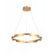 Suspension Smarter Castle, metal, matt gold, dimmable, LED, 36W, 2160 lumens, warm white 3000K, D.60 cm