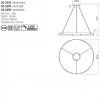 Suspension Smarter Castle, metal, matt gold, dimmable, LED, 45W, 2700 lumens, warm white 3000K, D.80 cm