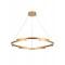 Suspension Smarter Castle, metal, matt gold, dimmable, LED, 45W, 2700 lumens, warm white 3000K, D.80 cm