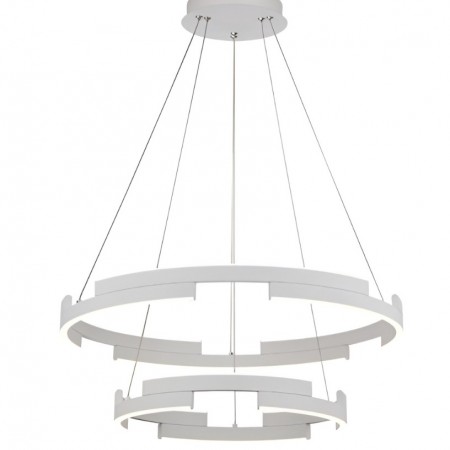 Suspension Smarter Castle, metal, sand white, dimmable, LED, 60W, 3600 lumens, warm white 3000K, D.60 cm