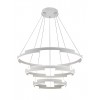 Suspension Smarter Castle, metal, sand white, dimmable, LED, 80W, 4800 lumens, warm white 3000K, D.80 cm