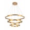 Suspension Smarter Castle, metal, matt gold, dimmable, LED, 80W, 4800 lumens, warm white 3000K, D.80 cm