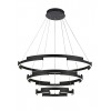 Suspension Smarter Castle, metal, sand black, dimmable, LED, 80W, 4800 lumens, warm white 3000K, D.80 cm