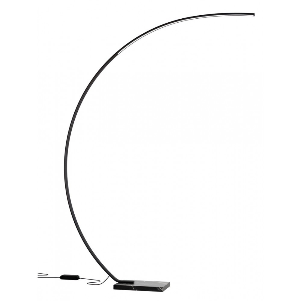 Floor lamp Smarter Carver, metal, sand black, dimmable, LED, 16W, 1000 lumens, warm white 3000K, H.192 cm