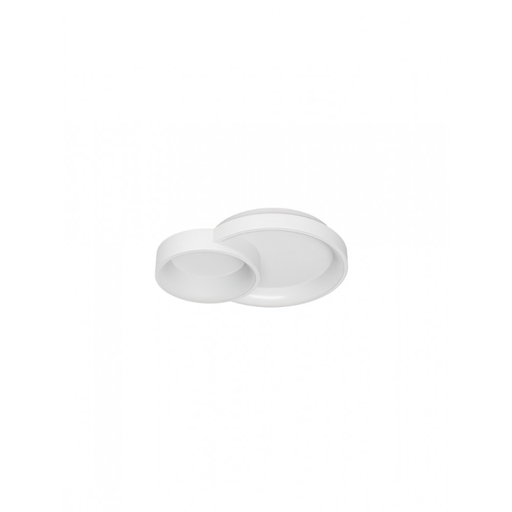 Ceiling lamp Smarter Combi, metal, sand white, dimmable, LED CCT, 40W, 3433 lumens, 3000K/4000K/6000K, L.48 cm