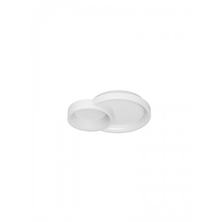 Ceiling lamp Smarter Combi, metal, sand white, dimmable, LED CCT, 40W, 3433 lumens, 3000K/4000K/6000K, L.48 cm