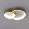 Ceiling lamp Smarter Combi, metal, matt gold, dimmable, LED CCT, 50W, 4248 lumens, 3000K/4000K/6000K, L.72 cm