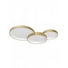 Ceiling lamp Smarter Combi, metal, matt gold, dimmable, LED CCT, 72W, 5898 lumens, 3000K/4000K/6000K, L.105 cm