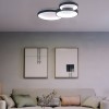 Ceiling lamp Smarter Combi, metal, sand black, dimmable, LED CCT, 72W, 5898 lumens, 3000K/4000K/6000K, L.105 cm