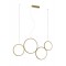 Suspension Smarter Athena, metal, matt gold, dimmable, LED CCT, 40W, 3330 lumens, 3000K/4000K/6000K, L.100 cm