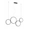 Suspension Smarter Athena, metal, sand black, dimmable, LED CCT, 40W, 3330 lumens, 3000K/4000K/6000K, L.100 cm