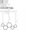 Suspension Smarter Athena, metal, sand black, dimmable, LED CCT, 50W, 3978 lumens, 3000K/4000K/6000K, L.120 cm