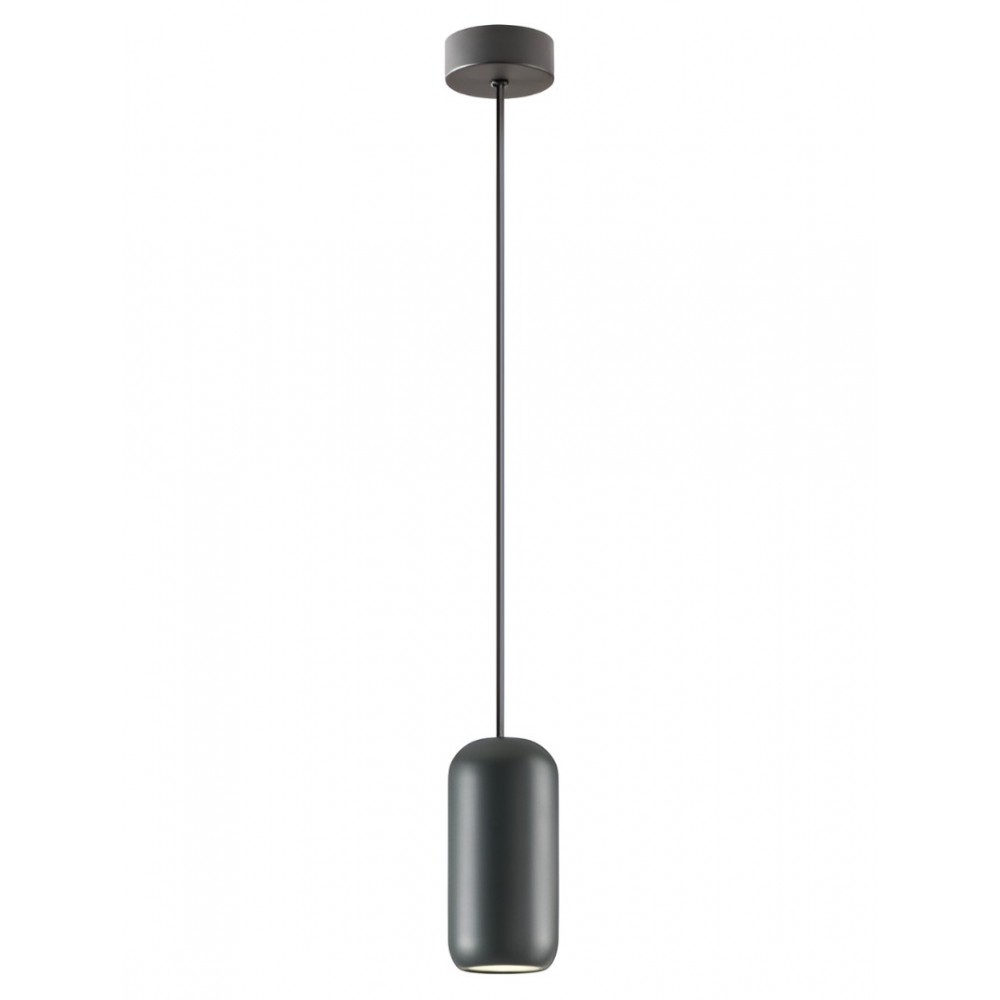 Suspension Smarter Boom, metal, sand black, 1XGU10, D.8 cm