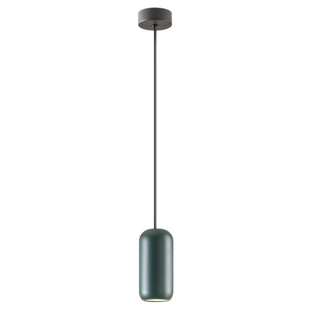Suspension Smarter Boom, metal, sand green, 1XGU10, D.8 cm