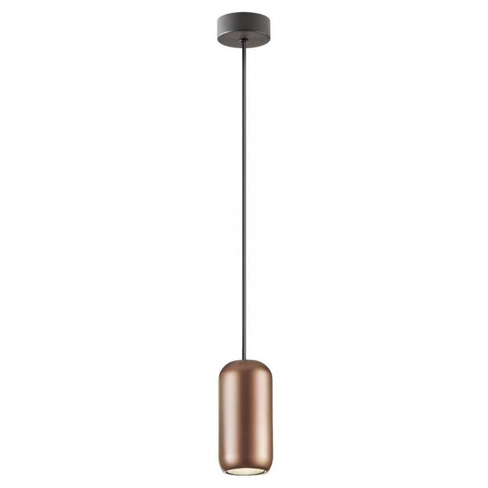 Suspension Smarter Boom, metal, sand brown, 1XGU10, D.8 cm