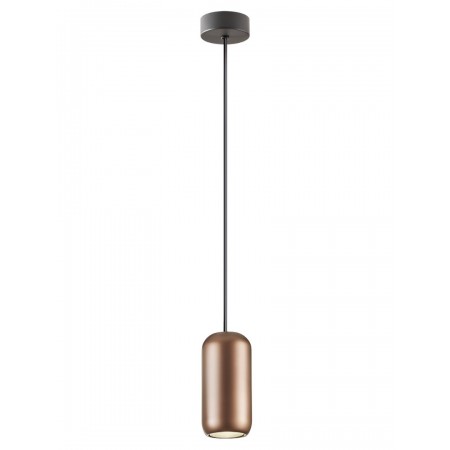 Suspension Smarter Boom, metal, sand brown, 1XGU10, D.8 cm