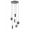 Suspension Smarter Boom, metal, multicolored, 6XGU10, D.48 cm