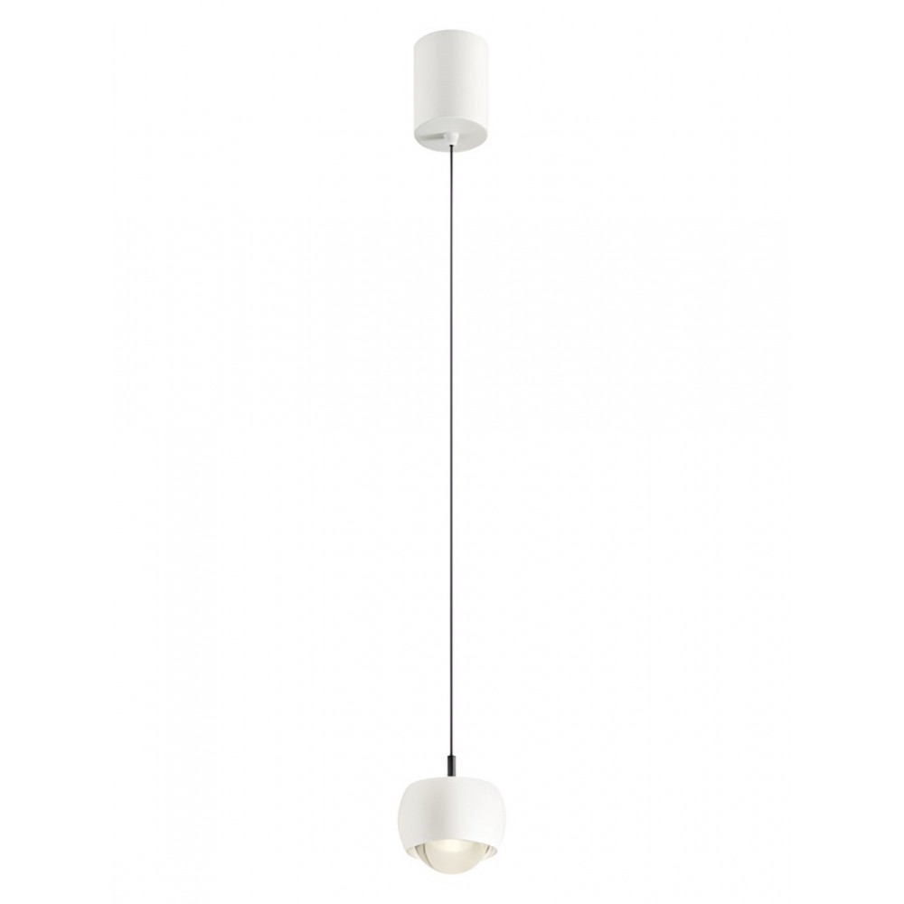 Suspension Smarter Aves, metal, sand white, LED, 12W, 720 lumens, warm white 3000K, D.9 cm